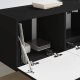 vidaXL Szafka pod telewizor czarna 60 x 31 x 29.5 cm 4