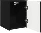 vidaXL Szafka pod telewizor Czarny 30 x 31 x 40 cm 5