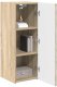 vidaXL Szafka pod telewizor Sonoma 30 x 31 x 80 cm 3