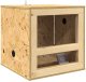 vidaXL Terrarium Brązowy 40 x 40 x 90 cm OSB 5
