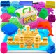 Jcpal PIASEK KINETYCZNY kinetic sand PIASKOWNICA 3KG basen foremki 21el. 1