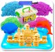 Jcpal PIASEK KINETYCZNY kinetic sand PIASKOWNICA 3KG basen foremki 21el. 11
