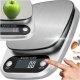 Waga kuchenna MEMFLOW Waga kuchenna 5000g 0,1g srebrny/szary 5 kg 2
