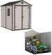 Keter Domek Ogrodowy Manor 6x8 DD 236,8x185,8x227cm beżowy 2