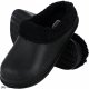 Reis BCFLUFF Damskie klapki klapki z tworzywa EVA ocieplane futerkiem, wsuwane, wyprofilowane - czarny 37 1
