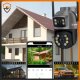 Podwójna Obrotowa Kamera WiFi Zewnętrzna Aplikacja Alarm Czujnik 8MP 4K UHD 5