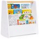 Ecotoys Biblioteczka dziecięca Montessori regał na książki organizujący 3 poziomy biały 7