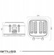 Toster Muse TOSTER MS-131BS 1800W 4 gniazd 2