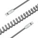 Newell NL4990 Kabel USB-C 100 W, 1,5 m silikonowy spiralny szary 7