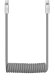 Newell NL4990 Kabel USB-C 100 W, 1,5 m silikonowy spiralny szary 8