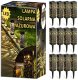 12x LAMPA SOLARNA AŻUROWA OGRODOWA WBIJANA LAMPKA LAMPION SOLARNY ZESTAW 1