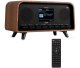 Radio Audizio Radio DAB+ i FM w stylu retro Desio ciemne drewno one size 1