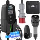 EVDANCE Mobile Wallbox stacja ładująca 11kW kabel 2CEE 7,8m 3-fazowy 6-16A 1