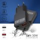 Ładowarka Eneron SZYBKA ŁADOWARKA SIECIOWA USB-C USB-A 30W GaN Slim DO TELEFONU/TABLETU 14