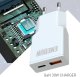 SZYBKA ŁADOWARKA SIECIOWA USB-C+A 30W GaN Slim DO TELEFONU/TABLETU Type-C biała 15