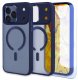 Hello Case Etui Do Magsafe do iPhone 17 Pro Max (Granatowy, Pancerne, Matowy) Szkło 1