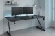 Biurko Biurko gamingowe 160x60x75 cm komputerowe BG101 czarne z uchwytem 4
