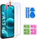 krainaGSM Etui do Samsung A13 4G | Matowy Czarny Silikon Slim + 2 SZTUKI SZKŁO 8