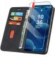 krainaGSM ETUI Z KLAPKĄ do Honor 400 Lite Zamykane Magnetyczne Skórzane czarne +Szkło 1
