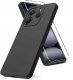 krainaGSM Etui Czarny Matowy Silikon Slim do Xiaomi Redmi Note 14 4G + SZKŁO 9H 2