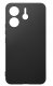 krainaGSM Etui Czarny Matowy Silikon Slim do Xiaomi Redmi Note 14 4G + SZKŁO 9H 8
