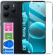 krainaGSM Etui Czarny Matowy Silikon Slim do Xiaomi Redmi Note 14 4G + SZKŁO 9H 9
