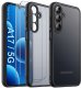 krainaGSM Etui do Samsung A17 | 5G CASE WZMACNIANE CZARNE PANCERNE 2x SZKŁO 1