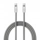 Kabel USB USB-C - USB-C 2 m Szary (NL4985) 1