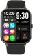 Smartwatch zegarek damski męski gumowy pasek sport bluetooth rozmowy czarny 2