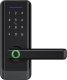 ZAMEK ELEKTRONICZNY KLAMKA DO DRZWI CZARNA NA KOD SZYFR ODCISK PALCA TTLOCK 5
