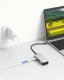 ADAPTER USB C HUB MACBOOK AIR PRO M1 M2 M3 M4 HDMI USB 3W1 STACJA DOKUJĄCA 3