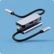 ADAPTER USB C HUB MACBOOK AIR PRO M1 M2 M3 M4 HDMI USB 3W1 STACJA DOKUJĄCA 4