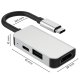 ADAPTER USB C HUB MACBOOK AIR PRO M1 M2 M3 M4 HDMI USB 3W1 STACJA DOKUJĄCA 6