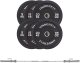 UnderFit Sztanga olimpijska 220 cm BUMPER BLACK 100 kg 1