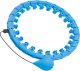 Rebel Smart Hula Hop odchudzający koło z wypustkami i obciążeniem 50cm, niebieskie, REBEL ACTIVE 23