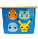 Pojemnik na Zabawki Organizer Skrzynia Pudełko z Przykrywką Pokemon 23 L 2