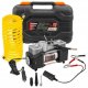 Kompresor samochodowy Forcekraft Kompresor samochodowy podwójny tłok kompresora (65l/min, 3 końcówki, LED) 12V w walizce 1