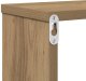 vidaXL Stojak na telewizor na ścianę 120x25x28,5cm Materiał z kompozytowego drewna 9