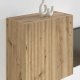 vidaXL Szafka pod telewizor Dąb rzemieślniczy 59,5 x 31 x 60 cm 4