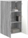 vidaXL Szara szafka pod telewizor 59,5 x 31 x 100 cm 3