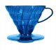 Hario Plastikowy Drip V60-02 Ocean Blue - Niebieski 1