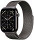 Smartwatch Apple Watch 11 GPS + Cellular 46mm Slate Titanium Milanese Loop M/L Grafitowy  (MFD44ET/A) 1