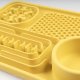 Duvo+ Miska spowalniająca 3w1 Żółta 125ml 31x21x4cm 4