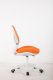 Krzesło biurowe Cobra King Junior Biało-pomarańczowe 3