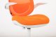 Krzesło biurowe Cobra King Junior Biało-pomarańczowe 6
