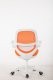 Krzesło biurowe Cobra King Junior Biało-pomarańczowe 7