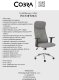 Krzesło biurowe Cobra Office Plus Szare 15