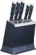EverSharp 5-pc Knife Set and Knife Block w/ Integrated Sharpener 1
