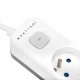 Montis Przedłużacz elektryczny biało-szary 4-gniazdowy z USB 3m MT186-WG-3 7