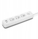 Montis Przedłużacz elektryczny biało-szary 3-gniazdowy z USB 5m MT185-WG-5 2
